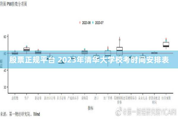 股票正规平台 2023年清华大学校考时间安排表