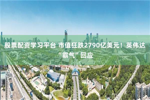 股票配资学习平台 市值狂跌2790亿美元！英伟达“霸气”回应