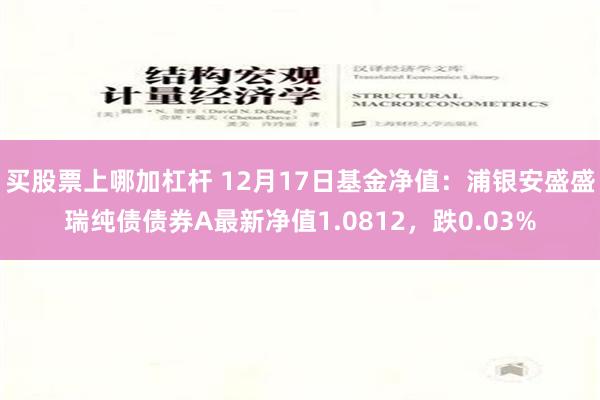 买股票上哪加杠杆 12月17日基金净值：浦银安盛盛瑞纯债债券A最新净值1.0812，跌0.03%